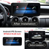 2024 New Car Multimedia Wireless Android AUTO CarPlay 12.3inch Screen For Mercedes Benz C Class GLC W205 S205 Video Players